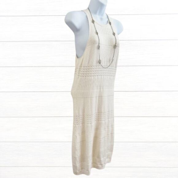 ABERCROMBIE & FITCH Creamy White Knit Sweater Dress, S - Picture 4 of 7